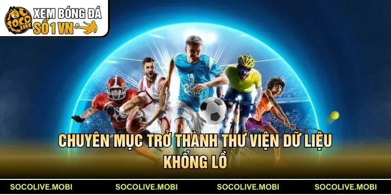 Chuyên mục trở thành thư viện dữ liệu khổng lồ